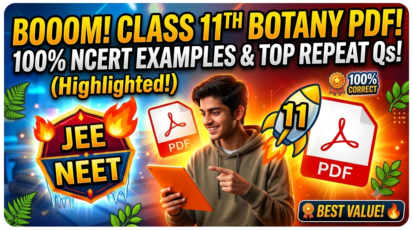 Full botany examples & important lines asked in NEET 🔥