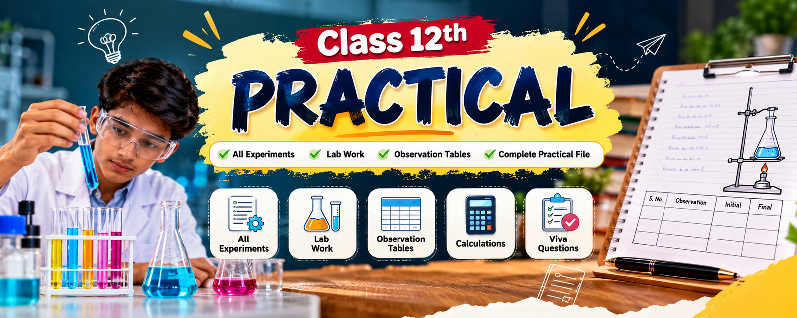 Class 11 Biology Practical – Complete Lab Manual, Experiments & Observation Tables